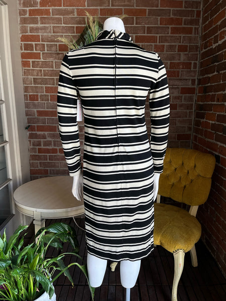 1960s Acrylic Striped Dress
