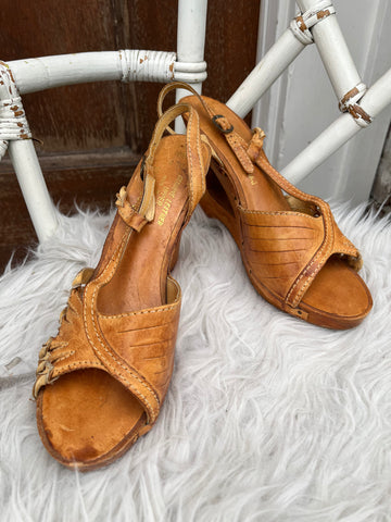 Vintage Wooden Wedges