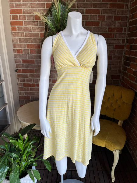 1970s Yellow Cotton Dress