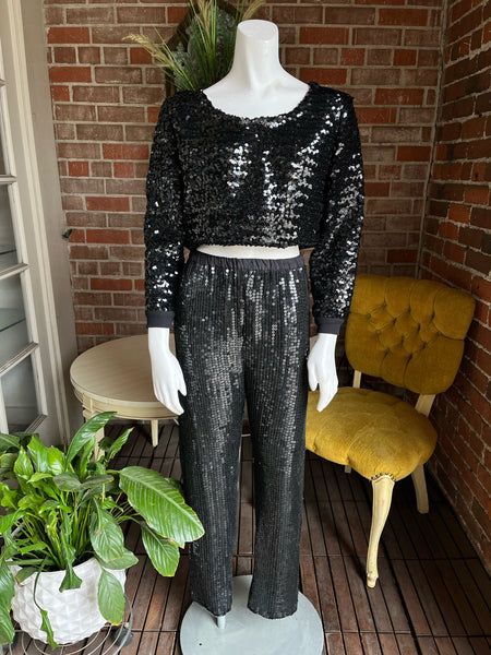 1980s Sequin Pullover Pants