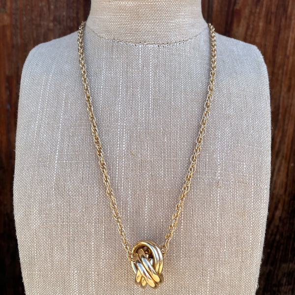 Gold Knot Necklace