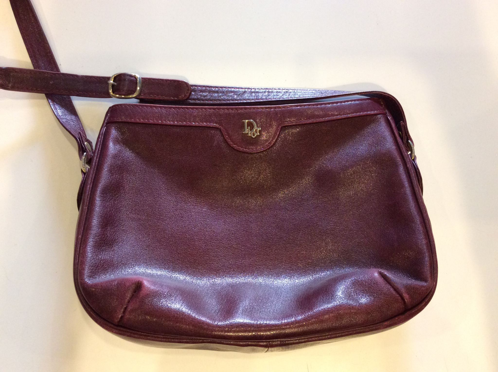 Dior maroon purse