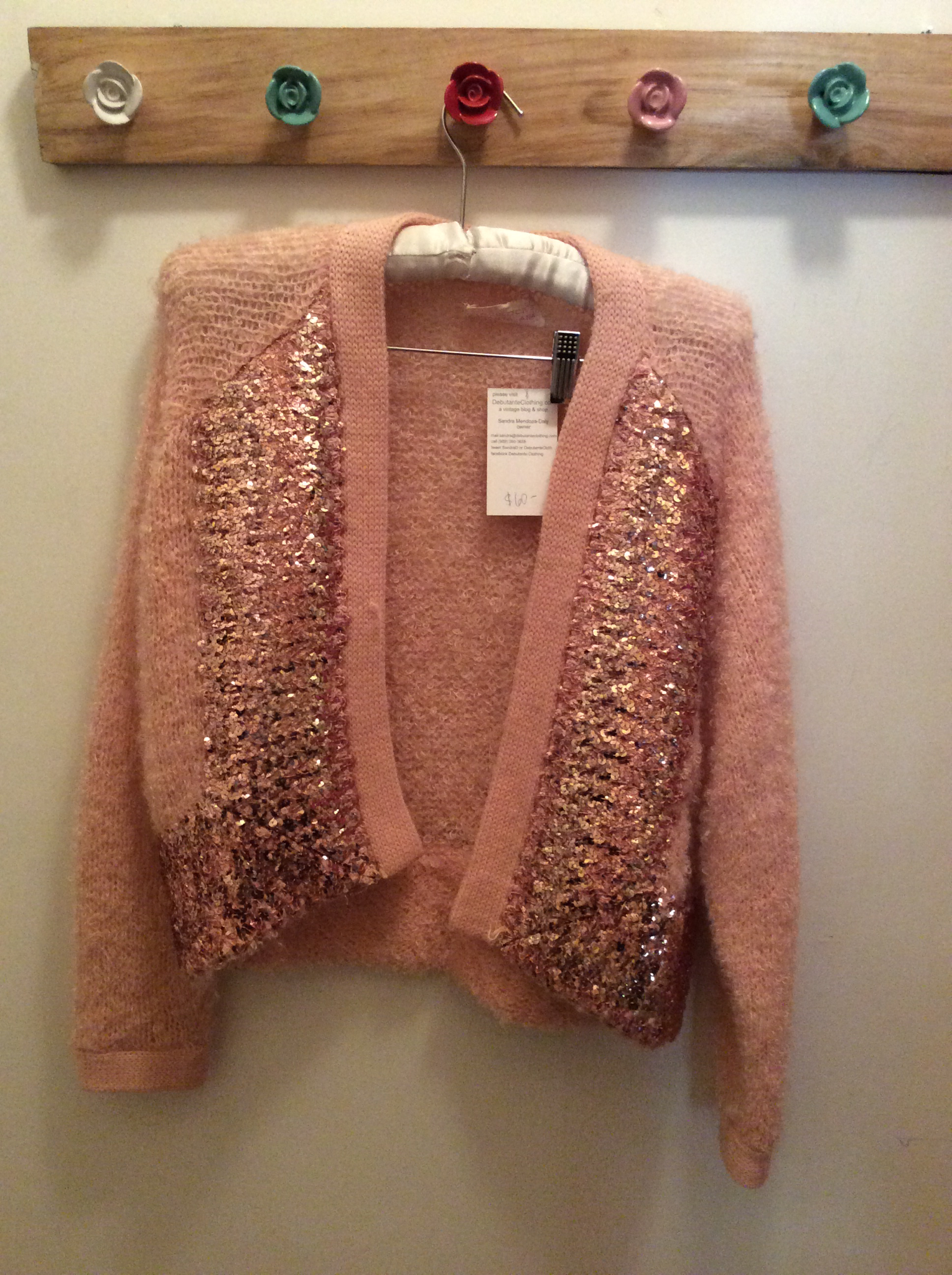 Bullock's Sequin Pink Sweater