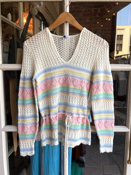 1970s pastel sweater
