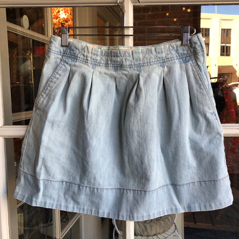 marc jacobs denim mini skirt