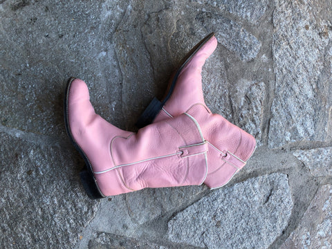 pink cowboy boots