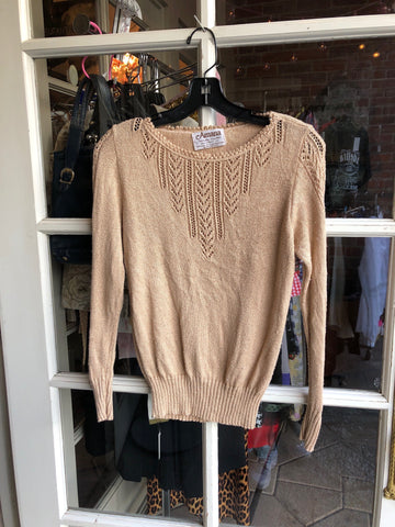 1970s oatmeal sweater