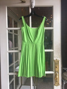 1960s Lanz Apple Green Dress