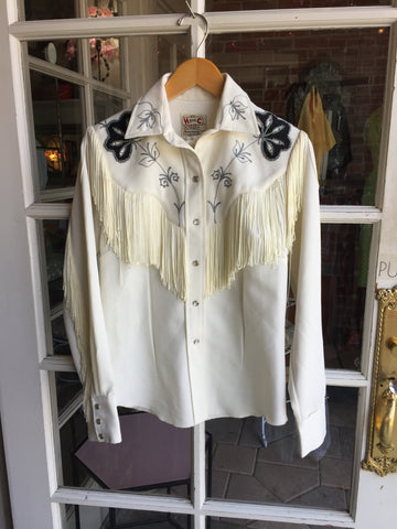 1960s H bar C fringe shirt