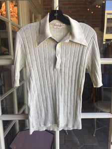 1970s sprinkles ribbed top