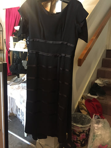 Black Ribbon Dress