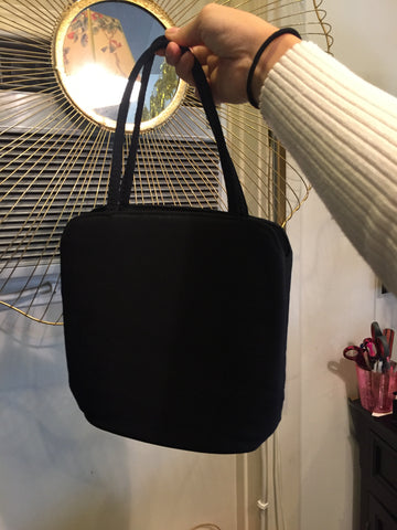 1950s black purse