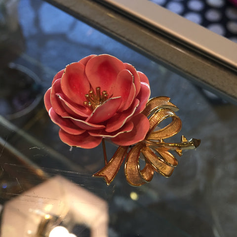 Pink Rose Pin