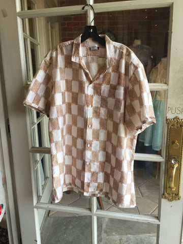 1960s thai silk shirt