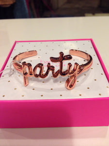 Bando Rose Gold PARTY Cuff
