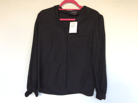 1970 black long sleeve button up