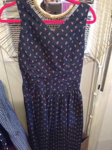 Cherry cotton dress