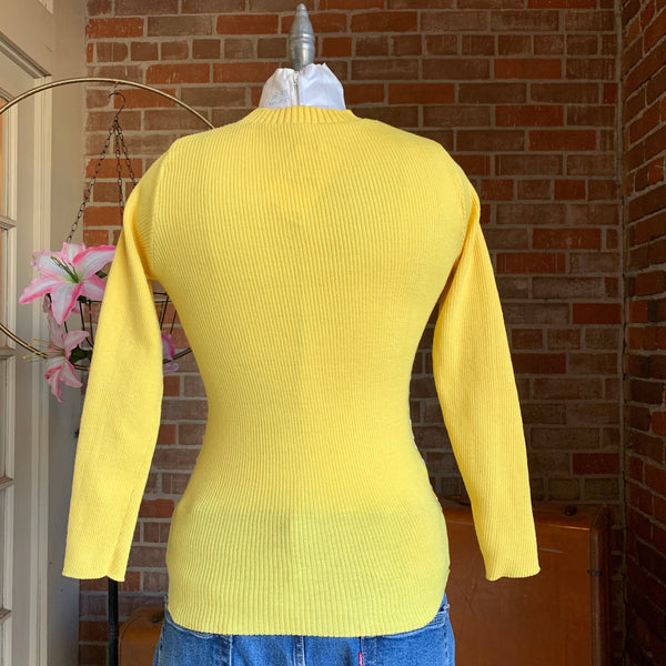 1960s Yellow Sweater