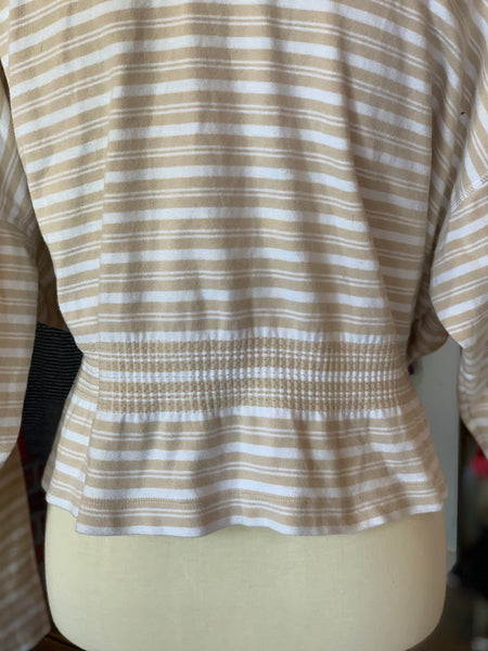1980s Sonia Rykiel Tan Cotton Sweater
