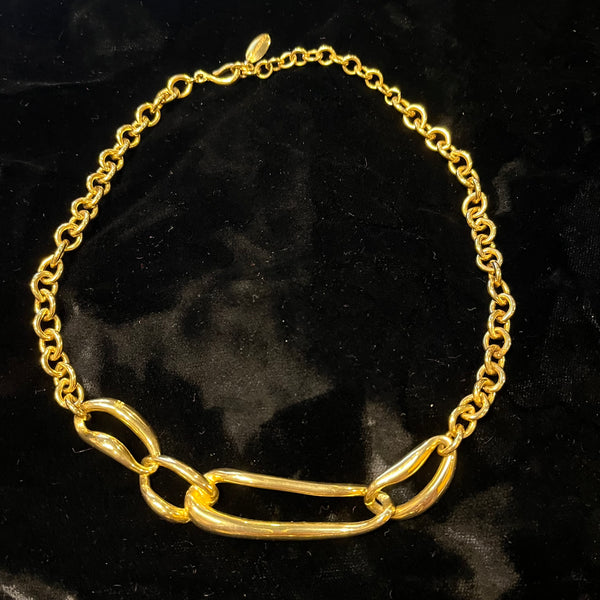 1980s Givenchy Gold Necklace