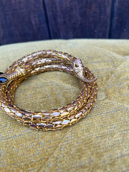 Vintage Snake Coil Bracelet