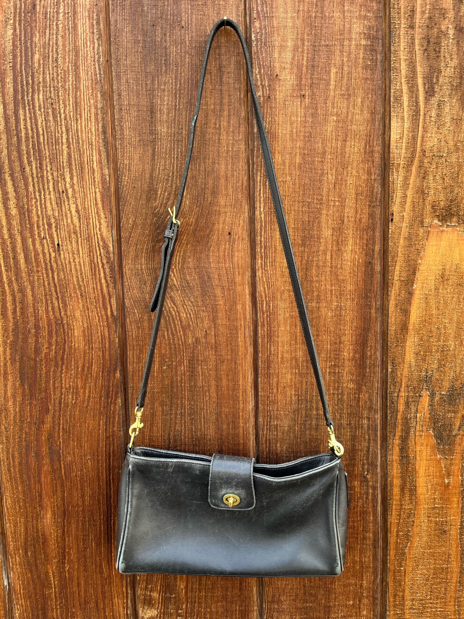 1990s Black Coach Bag