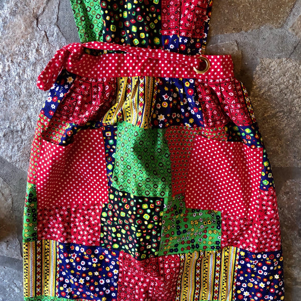 1970s Patchwork Pinafore