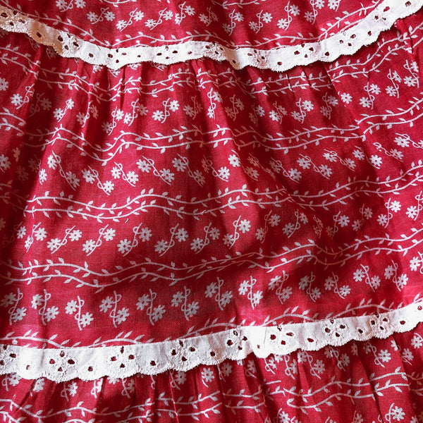 1930s Organdy Cotton Dress