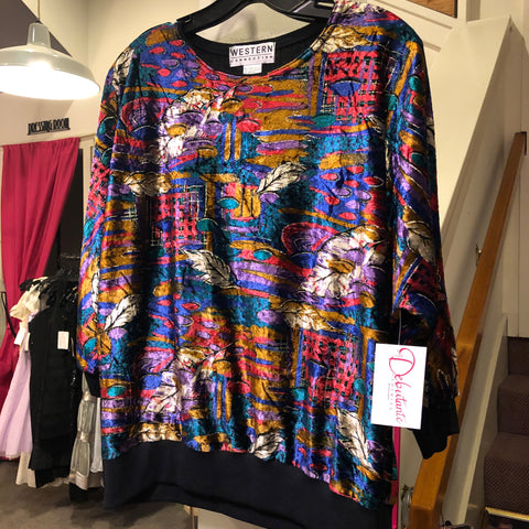 1980s Velveteen Sweater