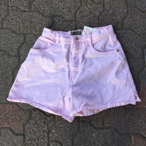 1990s  pink denim shorts