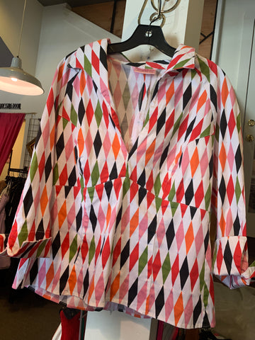 Pin Up Couture Harlequin Top