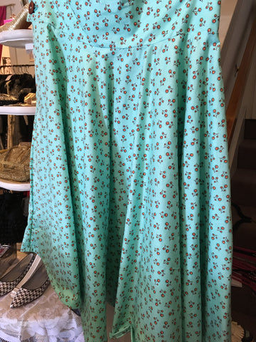 White Rabbitt Teal Berries Skirt