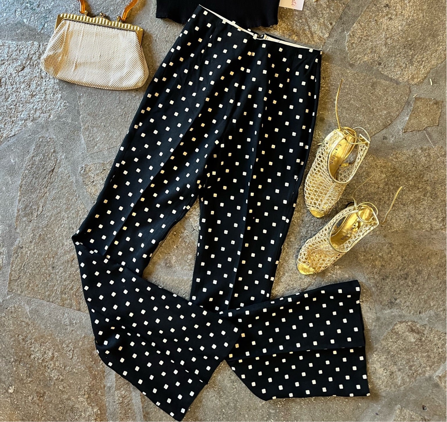 1960s Square Dots Flares
