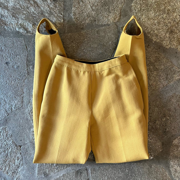 1960s Mustard Ski Pants