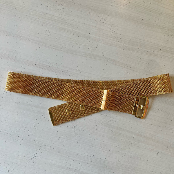 1960s Mesh Chain Gold Belt