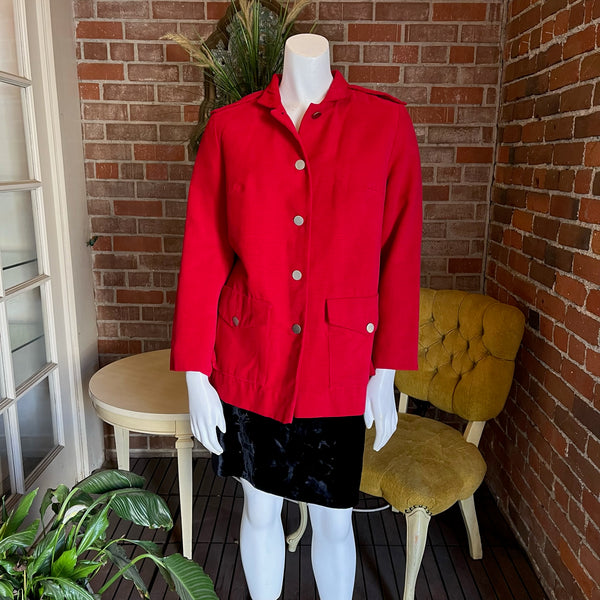 1960s Red Corduroy Jacket