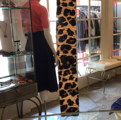 Leopard Print Belt