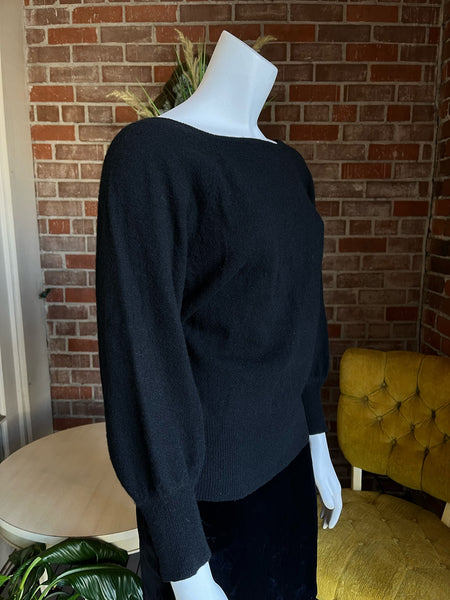 1980s ESPRIT Black Sweater