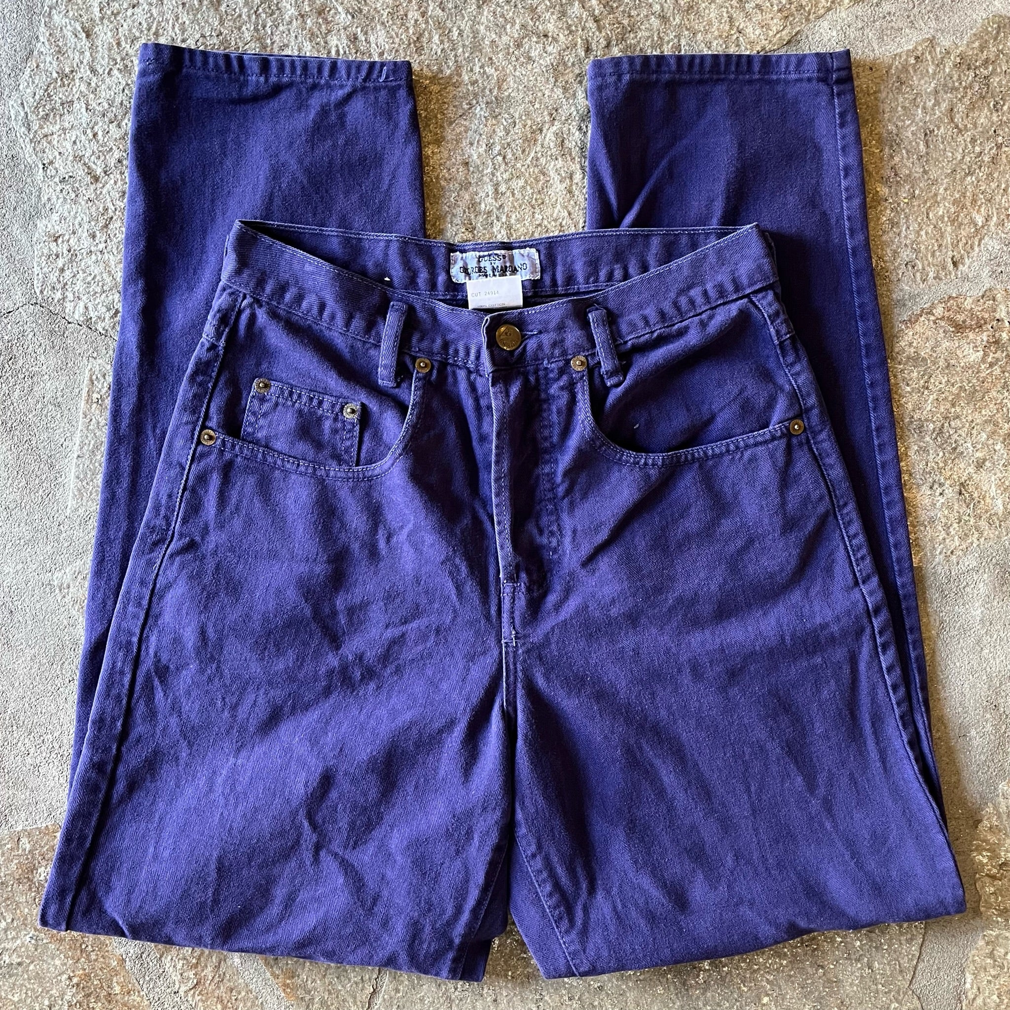 1980s Purple Guess Jeans