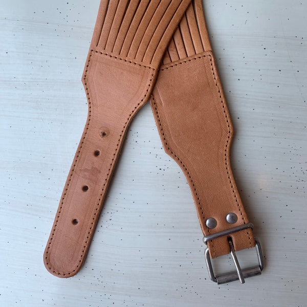 Metal Leather Belt