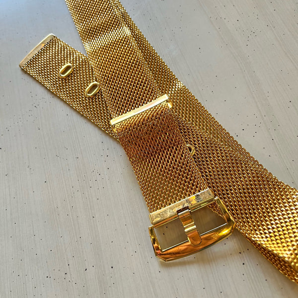 1960s Mesh Chain Gold Belt