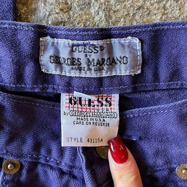 1980s Purple Guess Jeans