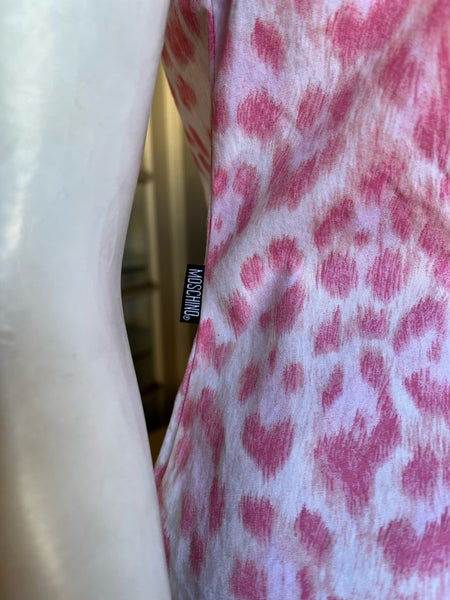 Moschino Pink Leopard Top