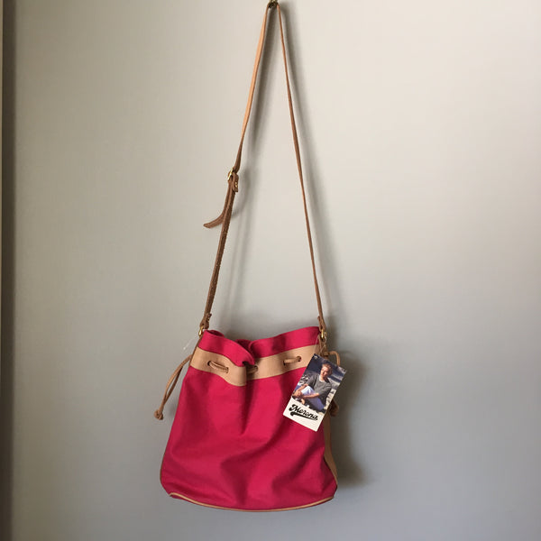 90s Merona Canvas Leather Bag