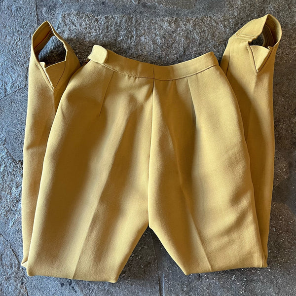 1960s Mustard Ski Pants