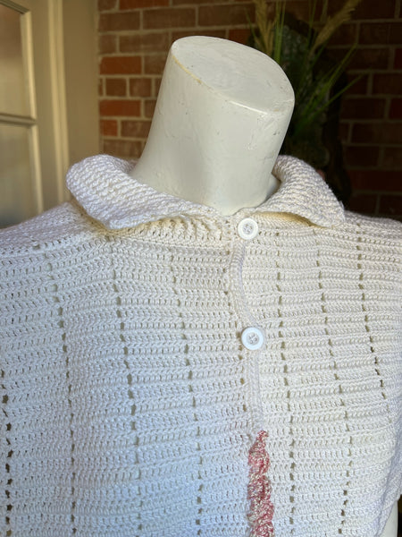 1970s does 1940s Cardigan Sweater