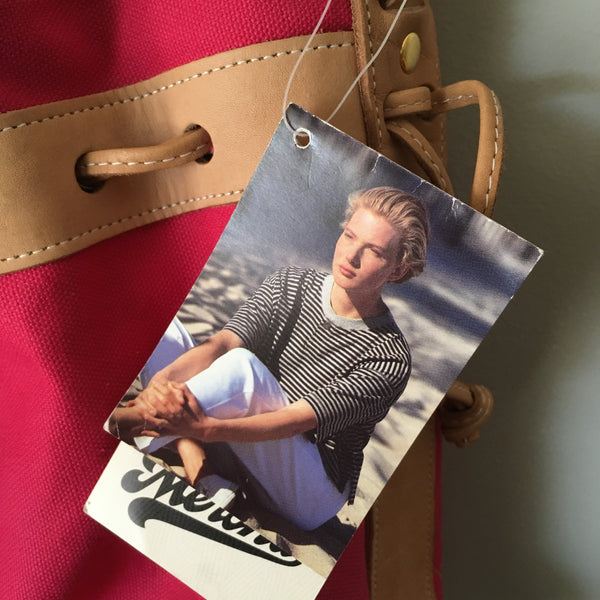 90s Merona Canvas Leather Bag