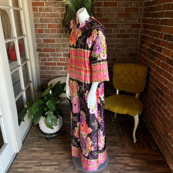 1970s Quilted Jumpsuit