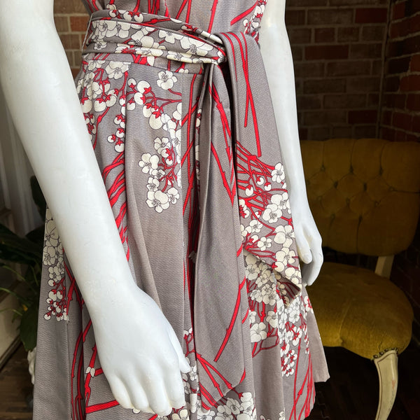 1970s Cherry Blossom Dress