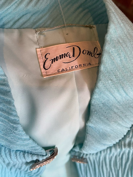 1960s Emma Domb Turquoise Set